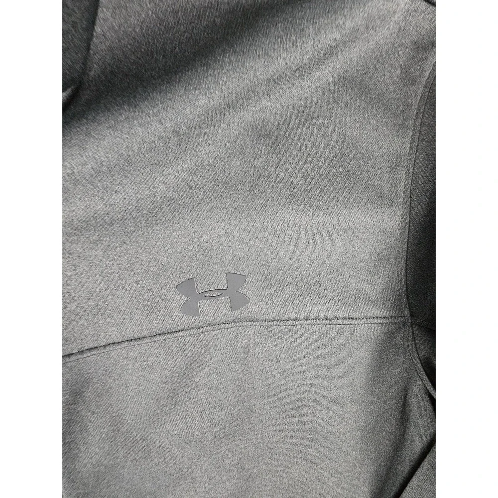 Under Armour Pullover Mens‎ Large Green 1/4 Zip Golf Storm Fleece Lightweight